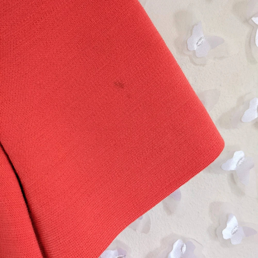 Vintage 1960s Lilli Ann Coral Mod Shift Dress S - Picture 5 of 7